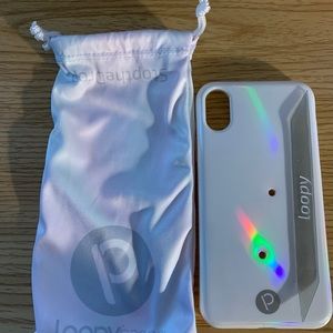 Loopy iPhone X case Opal